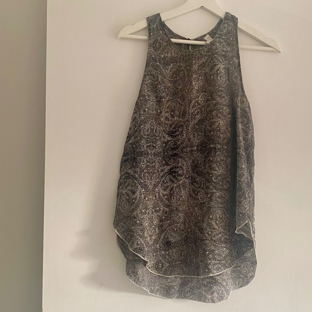 100% Silk Top by Wilfred